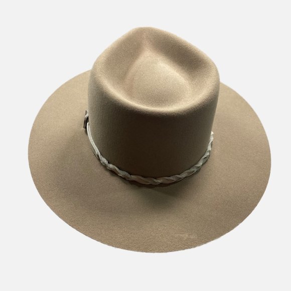 Jamie Slye Tan Finn Stiff Brim Hat Medium New with Tags main image 5